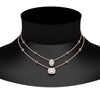 Load image into Gallery viewer, stackable-halo-station-diamond-necklace-with-black-diamond-in-FDNK11062GBLACKANGLE1-NL-RG