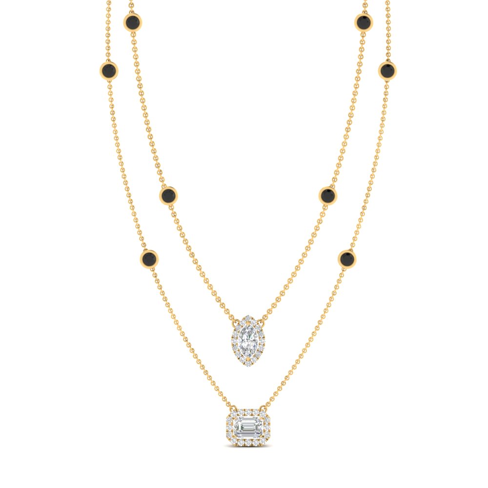 stackable-halo-station-diamond-necklace-with-black-diamond-in-FDNK11062GBLACKANGLE1-NL-YG