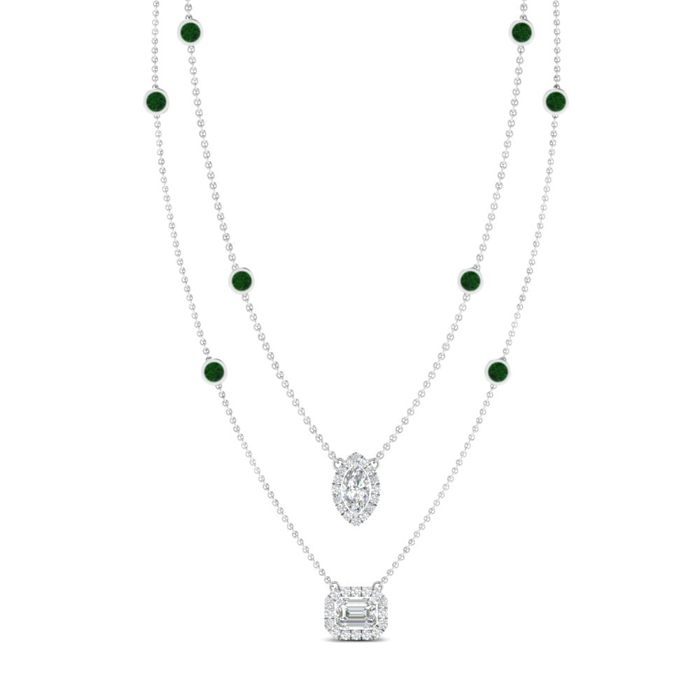 stackable-halo-station-diamond-necklace-with-emerald-in-FDNK11062GEMGRANGLE1-NL-WG