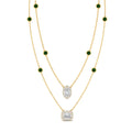 Thumbnail 54 - stackable-halo-station-diamond-necklace-with-emerald-in-FDNK11062GEMGRANGLE1-NL-YG