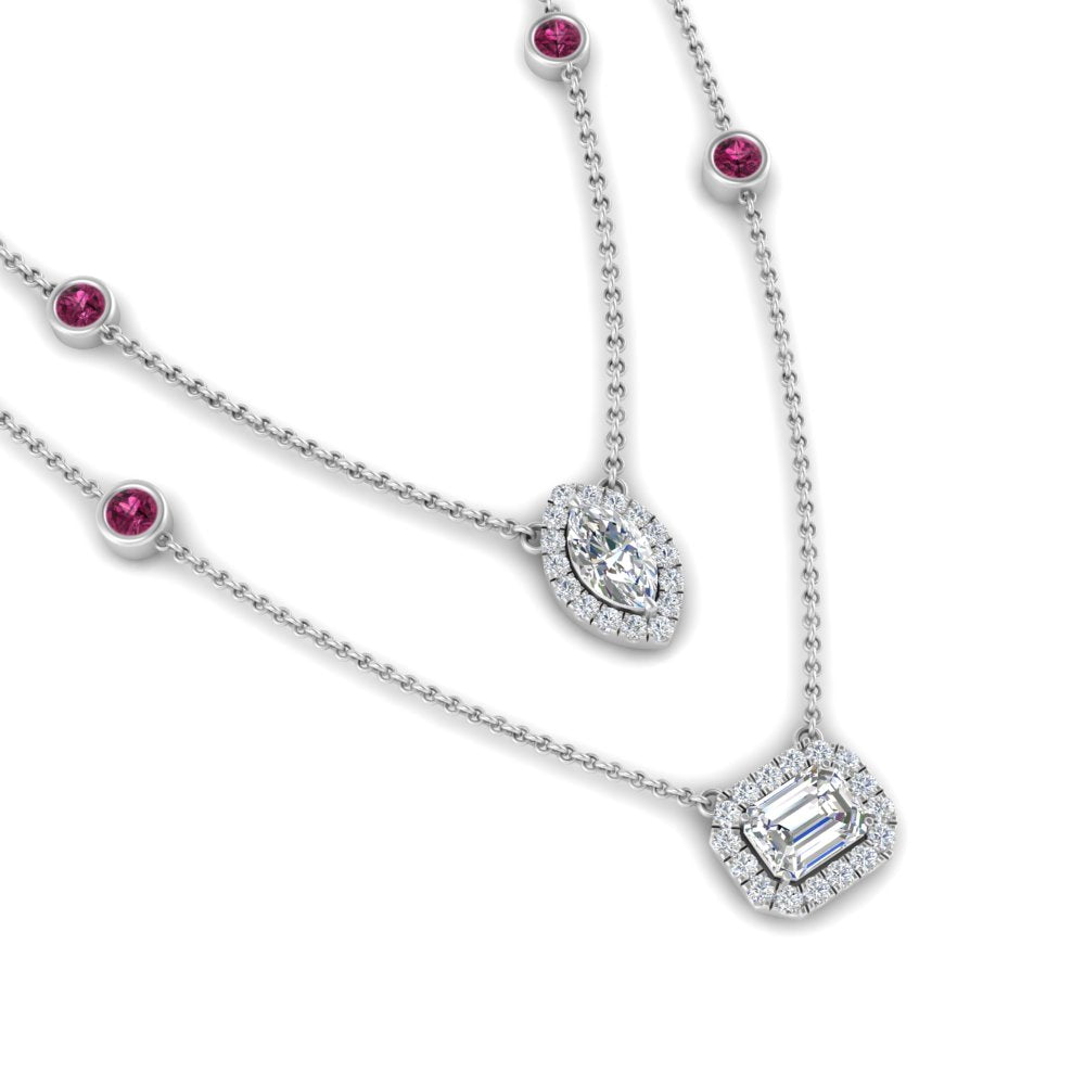 stackable-halo-station-diamond-necklace-with-pink-sapphire-in-FDNK11062GSADRPIANGLE1-NL-WG