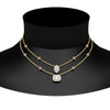 Load image into Gallery viewer, stackable-halo-station-diamond-necklace-with-pink-sapphire-in-FD-NK11062GSADRPIANGLE1-NL-YG