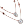 Load image into Gallery viewer, stackable-halo-station-diamond-necklace-with-ruby-in-FDNK11062GRUDRANGLE1-NL-RG
