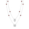 Load image into Gallery viewer, stackable-halo-station-diamond-necklace-with-ruby-in-FDNK11062GRUDRANGLE1-NL-WG