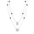 Thumbnail 33 - stackable-halo-station-diamond-necklace-with-ruby-in-FDNK11062GRUDRANGLE1-NL-WG
