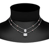 Load image into Gallery viewer, stackable-halo-station-diamond-necklace-with-ruby-in-FDNK11062GRUDRANGLE1-NL-WG