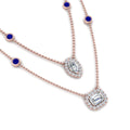 Thumbnail 13 - stackable-halo-station-diamond-necklace-with-sapphire-in-FDNK11062GSABLANGLE1-NL-RG
