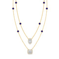 Thumbnail 45 - stackable-halo-station-diamond-necklace-with-sapphire-in-FDNK11062GSABLANGLE1-NL-YG