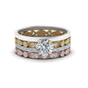 Load image into Gallery viewer, stacked-engagement-ring-and-wedding-band-in-FD9429ANGLE2-NL-RG