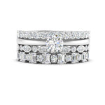 Load image into Gallery viewer, stacked-wedding-bands-with-solitaire-in-FD10139B-NL-WG
