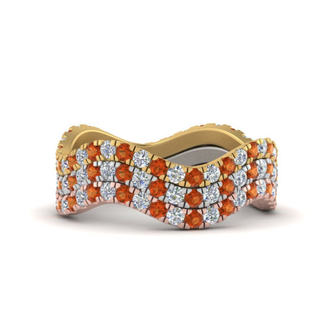 stacking-3-tone-wave-diamond-ring-with-orange-sapphire-in-white-gold-FD124152GOSANGLE3-NL-WG.jpg