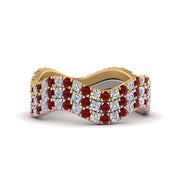 stacking-3-tone-wave-diamond-ring-with-ruby-in-white-gold-FD124152GRDANGLE3-NL-WG.jpg