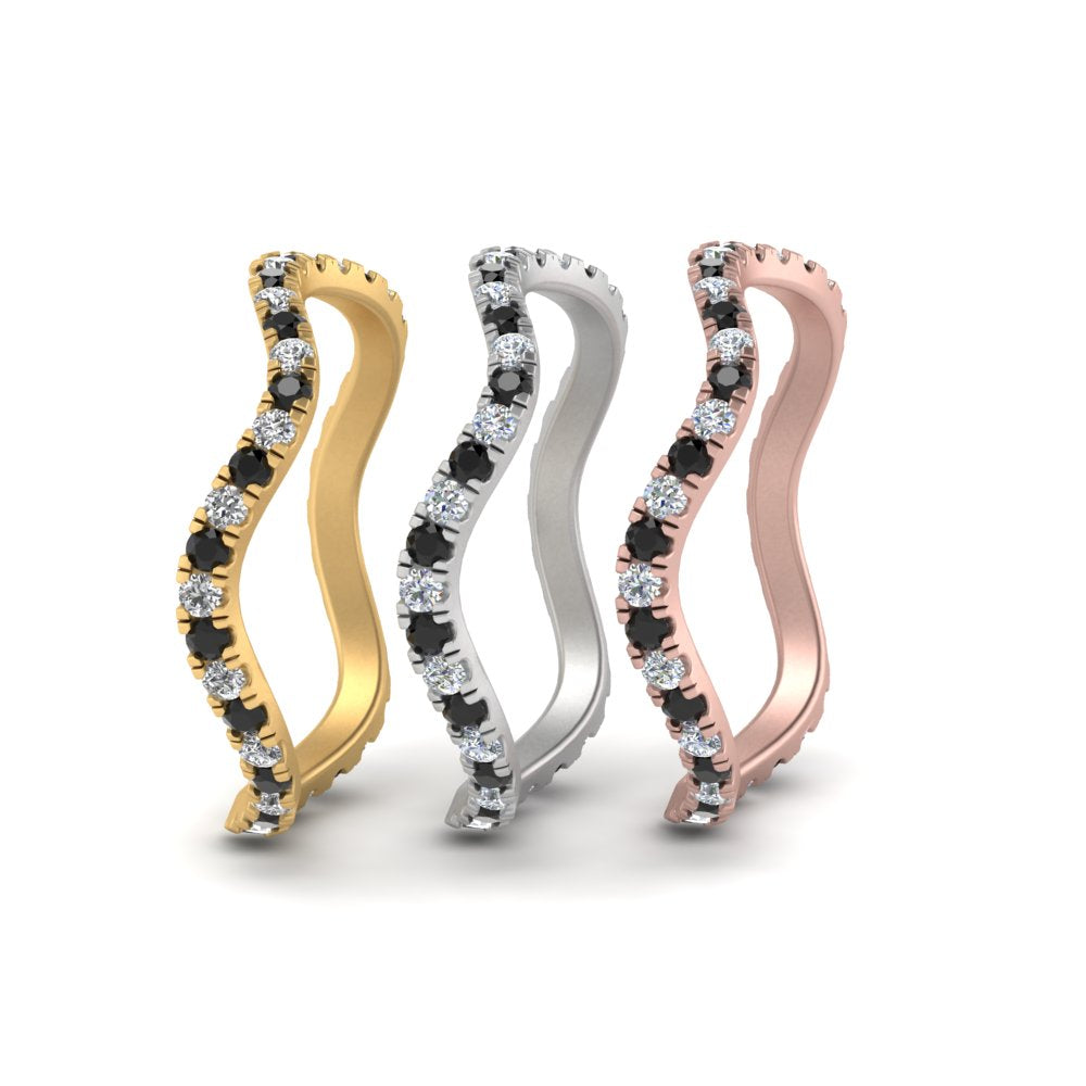 Stacking Waves Wedding Ring – Fascinating Diamonds