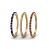 Load image into Gallery viewer, stacking-bands-with-sapphires-in-14K-yellow-gold-FDENS3009B-NL-YG-GS.jpg