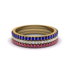 Load image into Gallery viewer, stacking-bands-with-sapphires-in-18K-yellow-gold-FDENS3009B-NL-YG-GS.jpg
