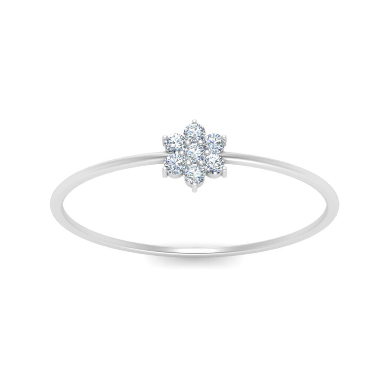 Flower Stacking Wedding Ring