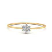 Flower Stacking Wedding Ring