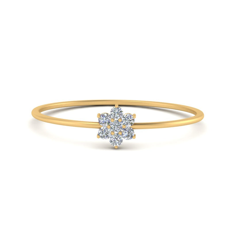 Flower Stacking Wedding Ring