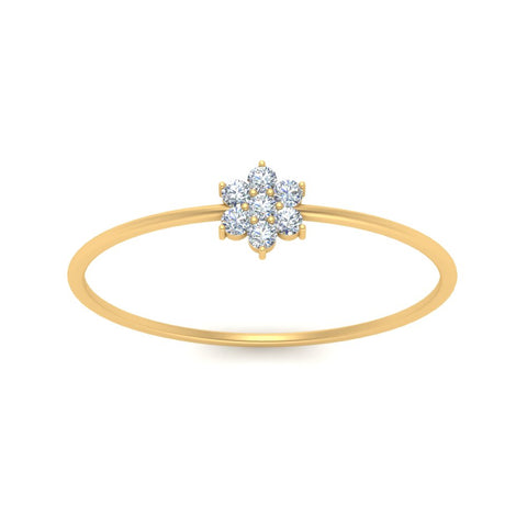 Flower Stacking Wedding Ring