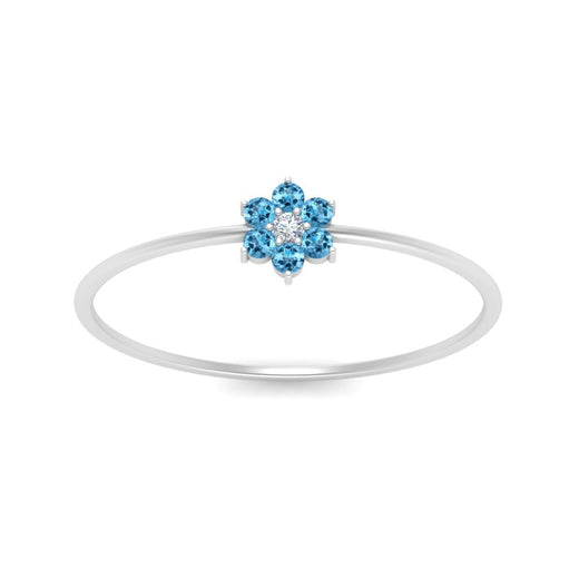 Flower Stacking Wedding Ring