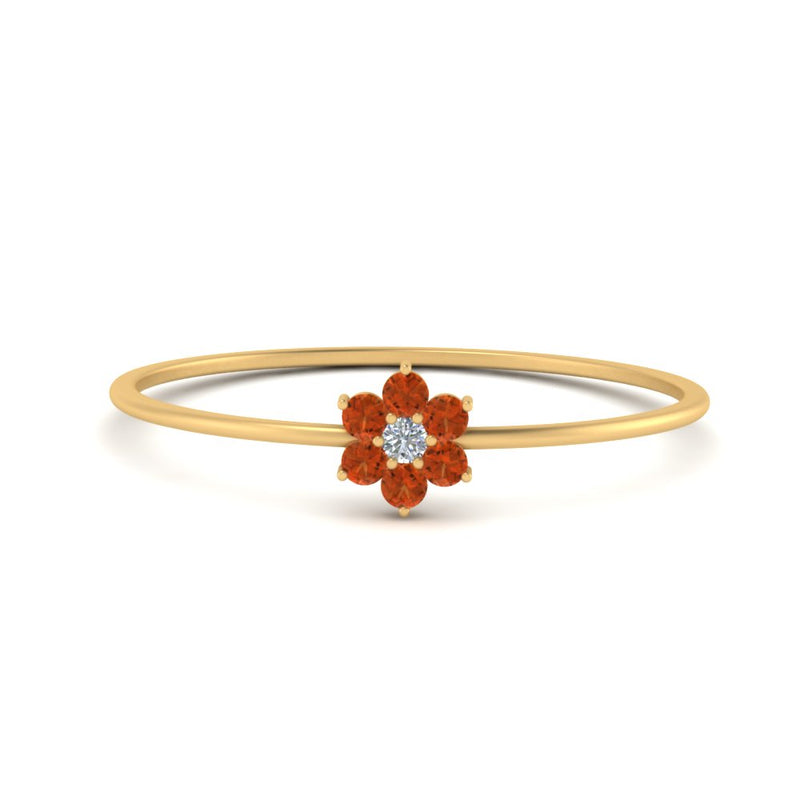 Flower Stacking Wedding Ring