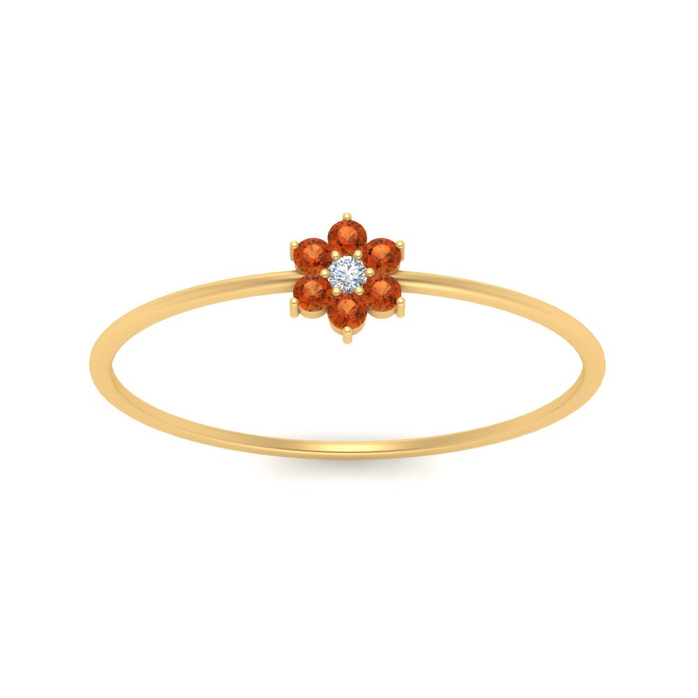 Flower Stacking Wedding Ring