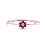 Load image into Gallery viewer, Flower Stacking Wedding Ring
