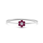 Load image into Gallery viewer, Flower Stacking Wedding Ring
