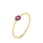 Load image into Gallery viewer, Flower Stacking Wedding Ring
