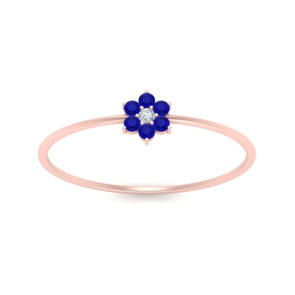 Flower Stacking Wedding Ring