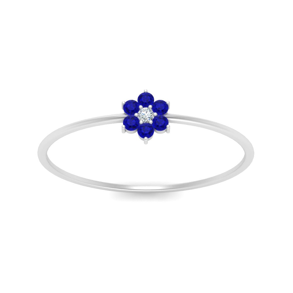 Flower Stacking Wedding Ring