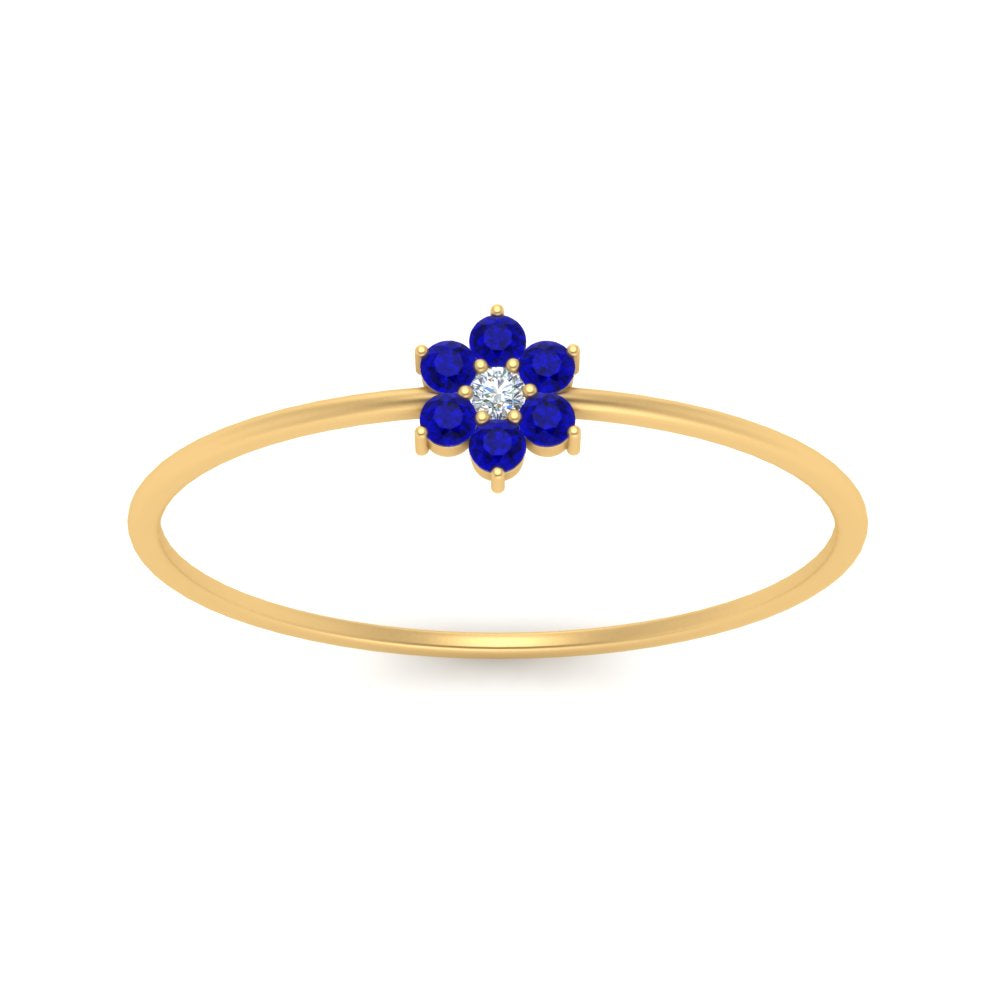 Flower Stacking Wedding Ring