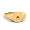 Load image into Gallery viewer, starburst-signet-orange-sapphire-ring-for-men-in-yellow-gold-FDM122748GSAORANGLE5-NL-YG.jpg