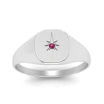Load image into Gallery viewer, Starburst Signet Ring For Men
