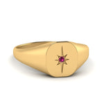 Load image into Gallery viewer, Starburst Signet Ring For Men
