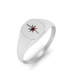 Load image into Gallery viewer, Starburst Signet Ring For Men
