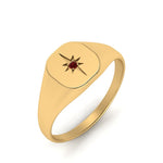Load image into Gallery viewer, Starburst Signet Ring For Men
