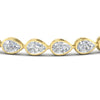 Load image into Gallery viewer, statement-pear-diamond-bracelet-east-west-design-in-yellow-gold-FDBRCPE10581ANGLE5-11.00CT-NL-YG.jpg?v=1776855807