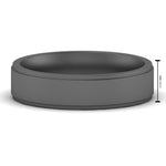 Load image into Gallery viewer, 4 mm Steps Edge Comfort Fit Mens Band
