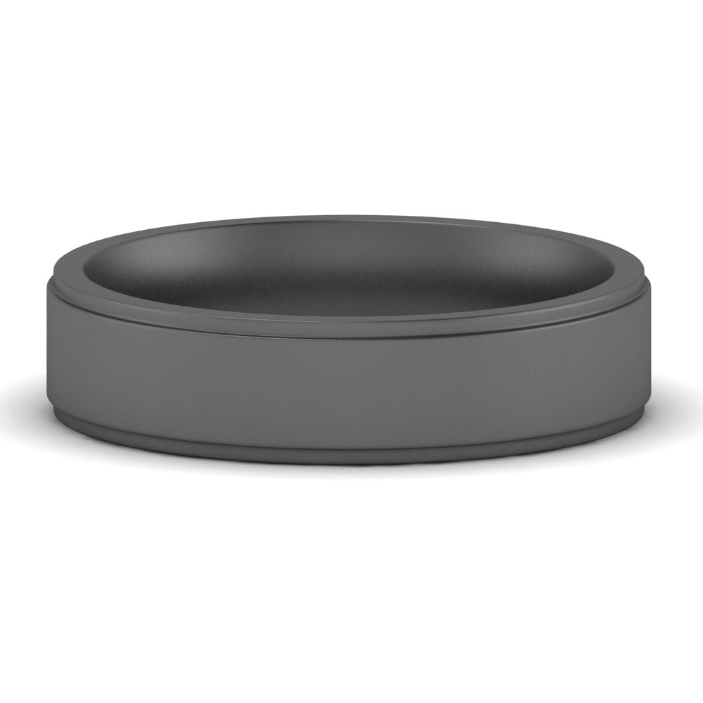 4 mm Steps Edge Comfort Fit Mens Band