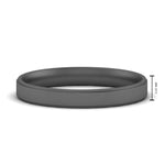 Load image into Gallery viewer, 4 mm Steps Edge Comfort Fit Mens Band
