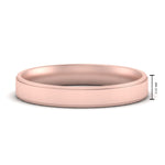 Load image into Gallery viewer, 4 mm Steps Edge Comfort Fit Mens Band
