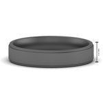 Load image into Gallery viewer, 4 mm Steps Edge Comfort Fit Mens Band
