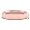 Load image into Gallery viewer, 4 mm Steps Edge Comfort Fit Mens Band