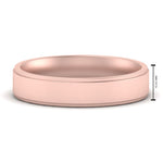 Load image into Gallery viewer, 4 mm Steps Edge Comfort Fit Mens Band
