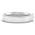 Load image into Gallery viewer, 4 mm Steps Edge Comfort Fit Mens Band
