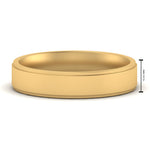 Load image into Gallery viewer, 4 mm Steps Edge Comfort Fit Mens Band
