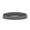 Load image into Gallery viewer, 4 mm Steps Edge Comfort Fit Mens Band