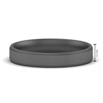 Load image into Gallery viewer, 4 mm Steps Edge Comfort Fit Mens Band
