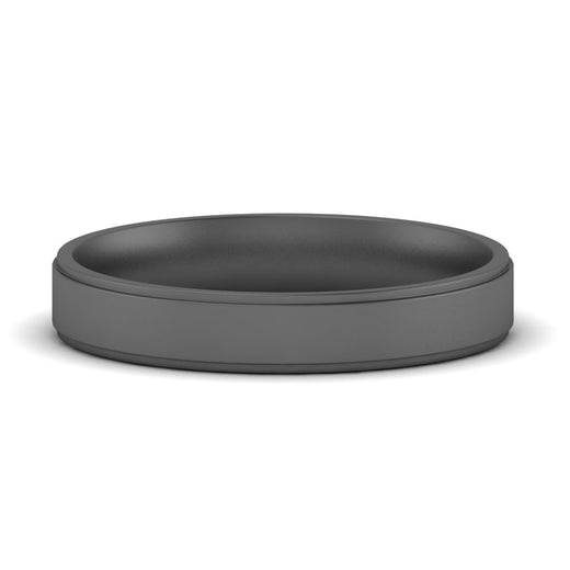 4 mm Steps Edge Comfort Fit Mens Band